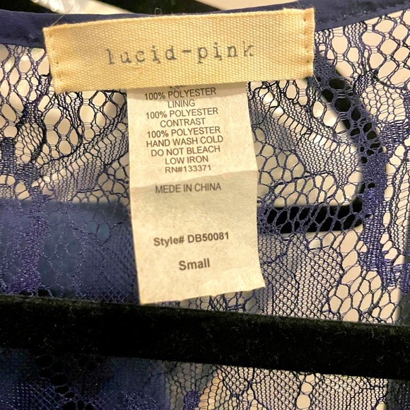 Lace Detail Back Dress (sz S) - Picture 4 of 5